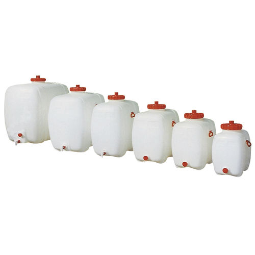 Tanica in plastica - 9466 - CEMO - quadrata / per applicazioni farmaceutiche / per l'industria agroalimentare