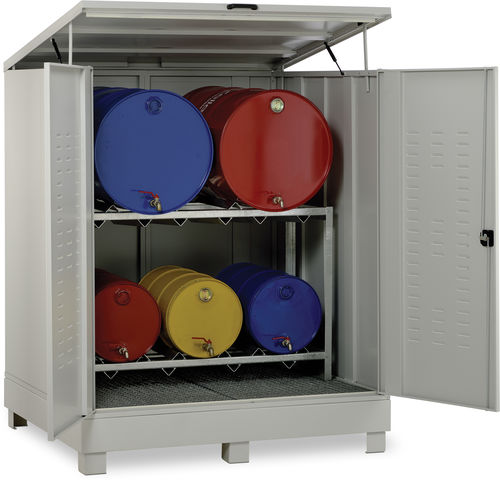 Armadio di stoccaggio - 1101 series - CEMO - con piedi / in containers / a porte battenti