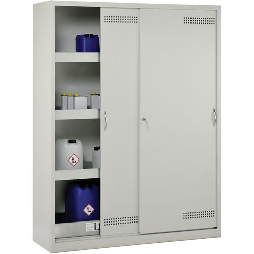 Armadio di sicurezza - 1101 series - CEMO - a pavimento / a porte scorrevoli / in acciaio