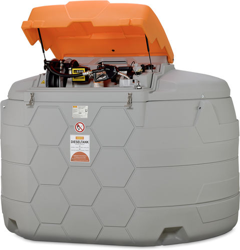 Recipiente per carburante - GO CUBE Premium 5000 l - CEMO - per diesel / in PE / autoportante