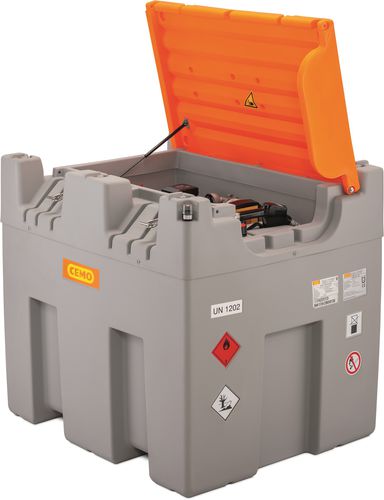 Stazione di rifornimento diesel - CUBE Easy Mobil 980 ADR - CEMO - mobile / a doppia parete / in polietilene PE