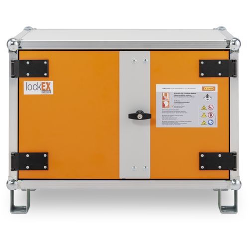 Armadio di stoccaggio - 8/5 Standard lockEX® 230 V - CEMO - di sicurezza / con piedi / con 2 sportelli