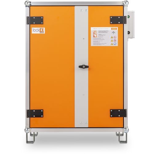 Armadio di stoccaggio - 8/10 Premium lockEX® 230 V - CEMO - con piedi / con 2 sportelli / a porte battenti