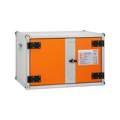 Armadio di stoccaggio - 8/5 Std lockEX® 230 V - CEMO - a parete / con 2 sportelli / con ante battenti
