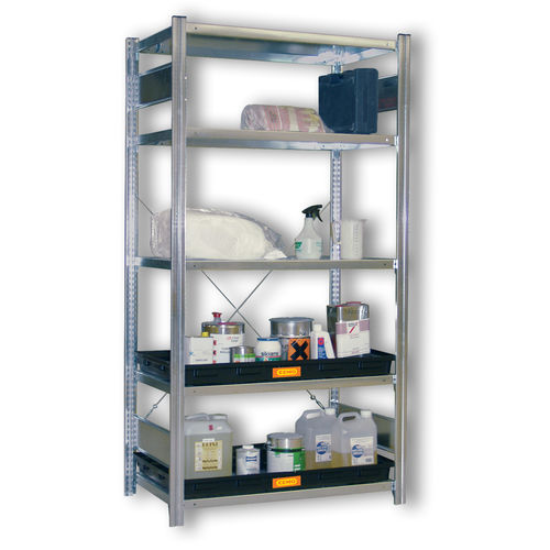 Scaffalatura da officina - 10/20 series - CEMO - unilaterale / regolabile / per carichi medi