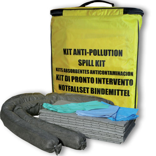 Kit di pronto intervento per inquinamento universale - 90388 - CEMO - sacco
