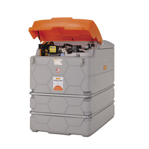 Recipiente per diesel - GO CUBE Premium - CEMO - in polietilene ad alta densità HDPE / a doppia parete / di stoccaggio