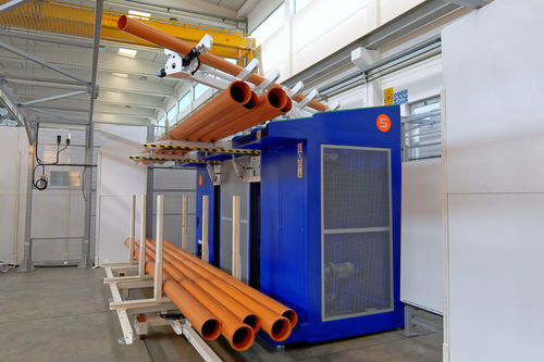 Pallettizzatore a strati - PAL, LTP - SICA S.p.A. - per tubi in PVC / per tubi plastici / di pallets