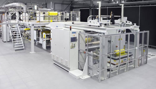 Avvolgitrice di film - W1100TF Series - SML Maschinengesellschaft - per linea di estrusione