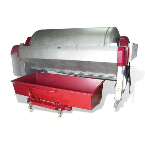 Benna ribaltabile per carrello elevatore - GS-V series - GOUBARD - con ruote / aperta / automatica