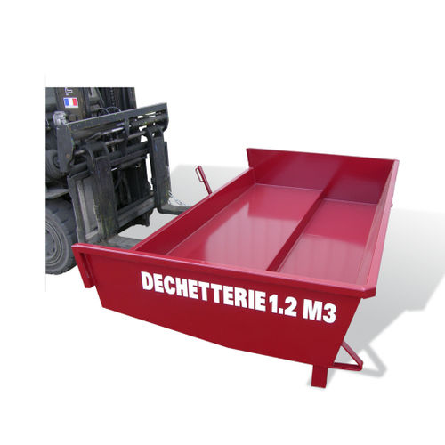 Benna ribaltabile per rifiuti - GS-D - GOUBARD - automatica