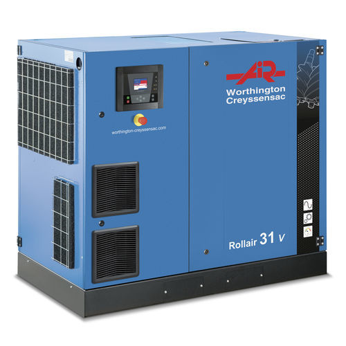 Compressore a vite - Rollair 16-31 - Worthington Creyssenssac - d'aria / elettrico / fisso