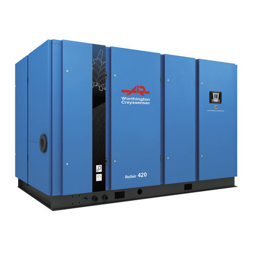 Compressore a vite - Rollair 270E-420 - Worthington Creyssenssac - d'aria / elettrico / fisso
