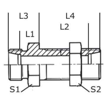 Raccordo idraulico - UA, CL series - NORMYDRO - ad avvitamento / in acciaio inossidabile / passaparete