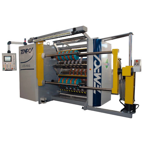 Taglierina ribobinatrice automatica - ETS 160 - TEMAC - doppia / ad uso polivalente / per l'industria dell'imballaggio