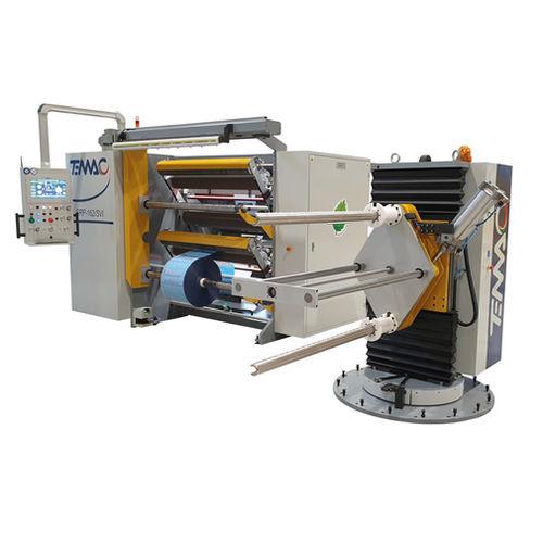 Taglierina ribobinatrice automatica - SRP 162 - TEMAC - per carta / per pellicole plastiche / per foglio in alluminio