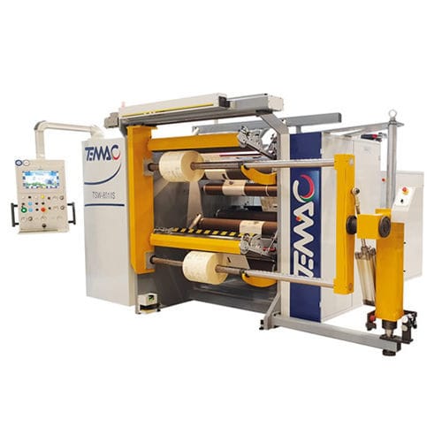 Taglierina ribobinatrice automatica - TSW 801 - TEMAC - compatta / per rete