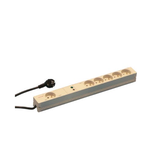 Multipresa con interruttore - 60110-232 - nVent Schroff GmbH - 6 prese