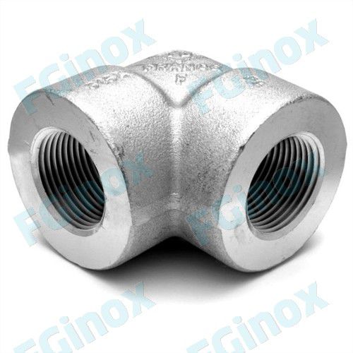 Raccordo idraulico - 4CFF25 - FG INOX - ad avvitamento / a gomito / in acciaio inossidabile