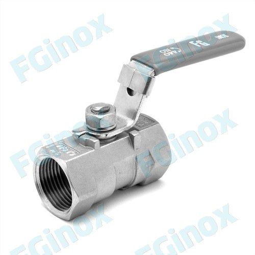 Valvola a sfera - 4RBRF12 - FG INOX - a leva / femmina-femmina / monoblocco