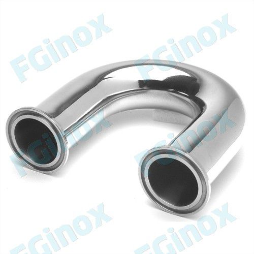 Raccordo idraulico - 4CLAMPC18104 - FG INOX - con flangia / a U / in acciaio inossidabile