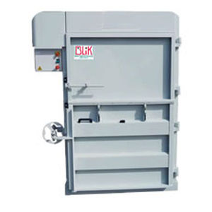 Pressa imballatrice per cartone - SAM 100 - BLIK - verticale / a carico frontale / semiautomatica