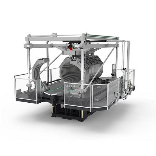 Corrugatore per la produzione di tubi ondulati - UC 1800 - UNICOR GmbH  - per tubi scanalati a doppia parete / per linea di estrusione
