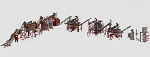 Linea di lavaggio di film - Üstün is Makina Sanayi Ticaret Ltd. Sti. - ad acqua / automatica / per l'industria del riciclaggio