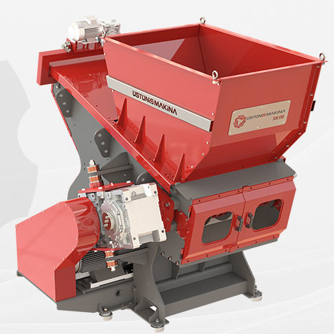 Trituratore monoalbero - Eco  - Üstün is Makina Sanayi Ticaret Ltd. Sti. - per legno / carta / per cartone