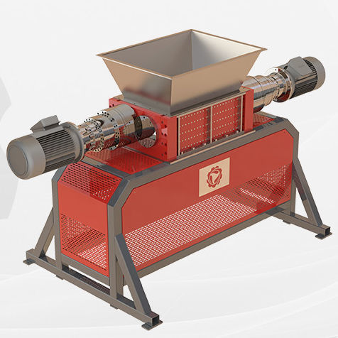 Trituratore a 2 alberi - Üstün is Makina Sanayi Ticaret Ltd. Sti. - per legno / carta / per cartone