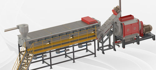 Linea di lavaggio a frizione - 330 - Üstün is Makina Sanayi Ticaret Ltd. Sti. - ad acqua / di film / inclinata