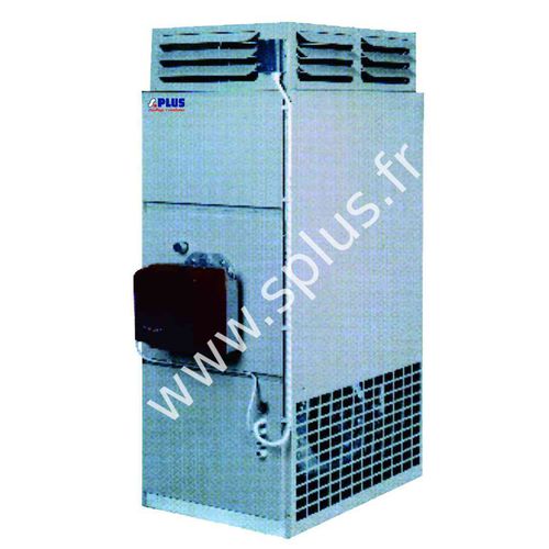Generatore di aria calda stazionario - GECO series - S.PLUS - a gas / ad olio combustibile / verticale