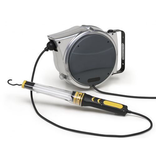 Avvolgitore per cavo elettrico - CABLE EQUIPEMENTS - a richiamo automatico / per lampada portatile / con montaggio a parete