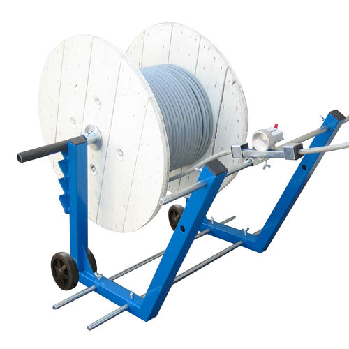 Svolgitore per torrette - ST1 - CABLE EQUIPEMENTS - mobile / con asse