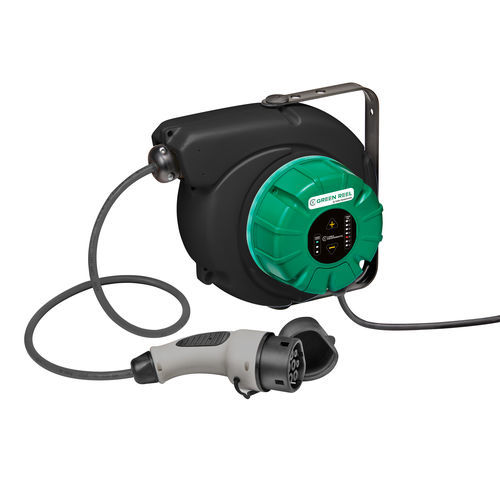 Avvolgitore per automobile elettrica - GREEN REEL Wallbox - CABLE EQUIPEMENTS - per cavo elettrico / a richiamo automatico / con montaggio a parete