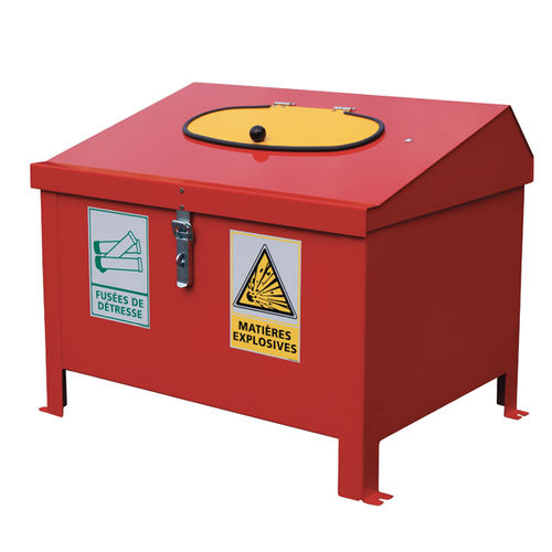 Cassonetto in metallo - SF68 - MANERGO - con coperchio / bloccabile