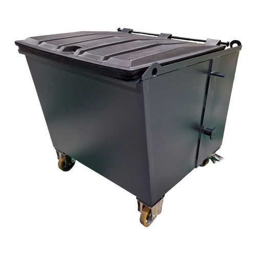 Benna ribaltabile per rifiuti - BB950-4143 - MANERGO - per carrello elevatore / con ruote / in plastica