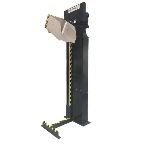 Sollevatore e ribaltatore elettrico - MER125°005-048-035-2200SP-4398 - MANERGO - a colonne / in acciaio inossidabile / per casse