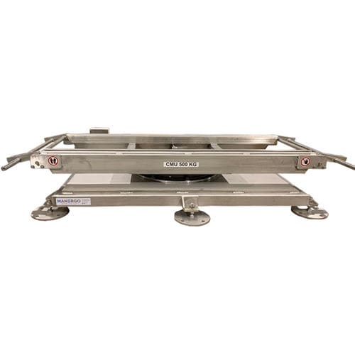 Tavola girevole elettrica - PT050-140-080-285-4264 - MANERGO - azionata a motore / orizzontale / di carico