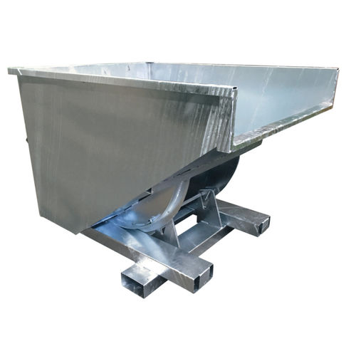 Benna per rifiuti in acciaio galvanizzato - BBA series - MANERGO - per materie plastiche / per scarti industriali / automatico