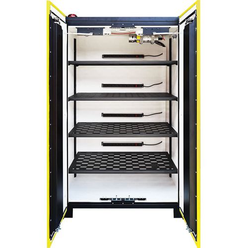 Armadio di stoccaggio - ALTOL230V - MANERGO - di sicurezza / a pavimento / a porte battenti