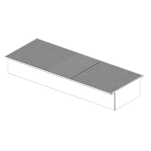 Vasca di raccolta in acciaio galvanizzato - BARS3260/1500 - MANERGO - per scaffalatura / a rete / in acciaio verniciato