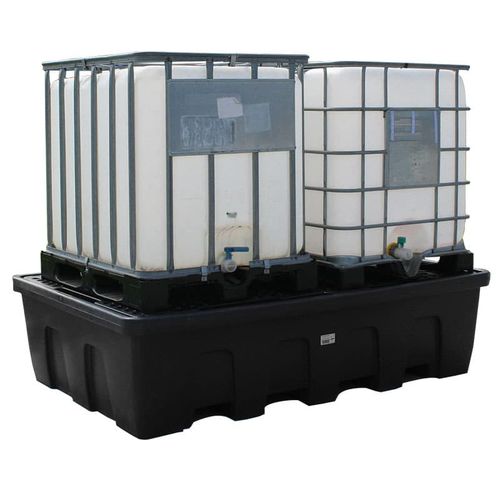 Vasca di raccolta per fusti - BPJ1200 - MANERGO - in polietilene / per pallet / con griglia amovibile