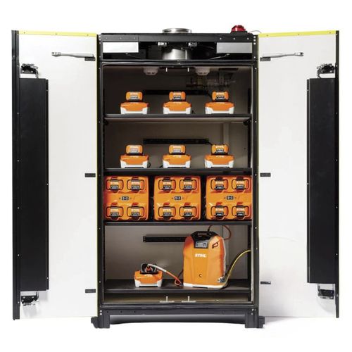 Armadio di stoccaggio e di distribuzione - ALTOL220VVDMA - MANERGO - di sicurezza / con piedi / a porte battenti