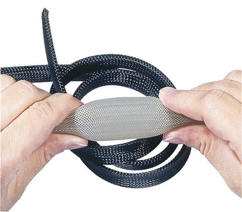 Guaina di protezione - PLIOSIL PET-V0 - SES-STERLING - intrecciata / per cavi / in PBT