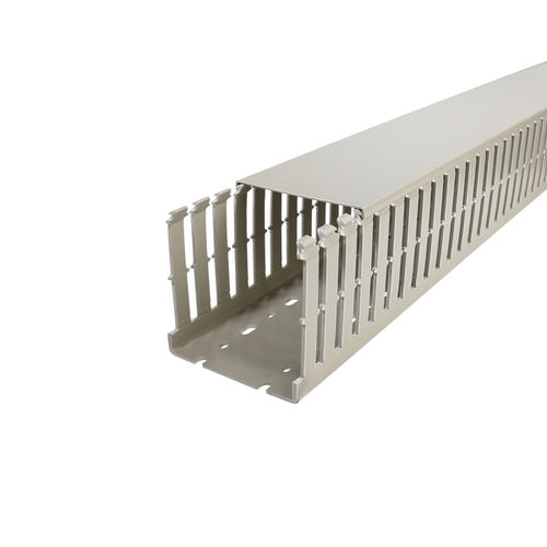 Canale di cablaggio - GF-A12/8 - SES-STERLING - in PVC / con scanalature / rigido