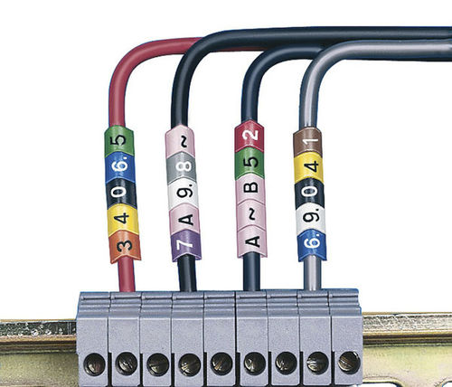 Clip di cavi - PLIO-V-MARKERS - SES-STERLING - in PVC / di identificazione