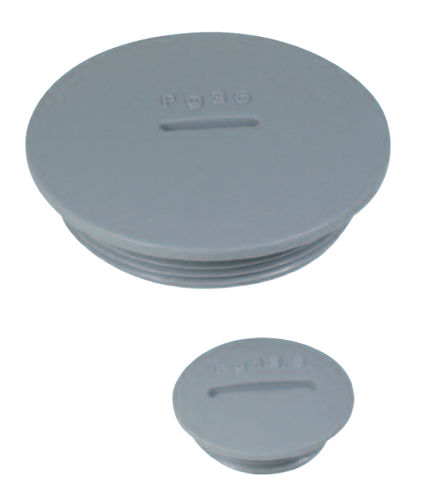 Tappo rotondo - PLIO-BC - SES-STERLING - filettato / in PA6 / di otturazione