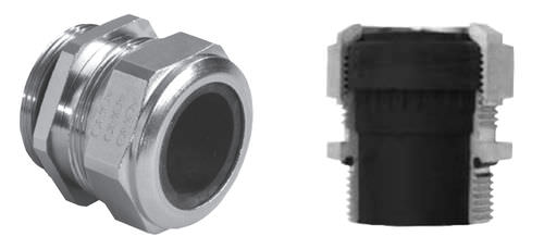 Pressacavo in ottone nichelato - MS series - SES-STERLING - IP68 / dritto