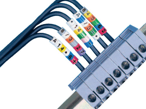 Clip di cavi - PLIOTEX-V plus  - SES-STERLING - in plastica / di identificazione / con codice colore